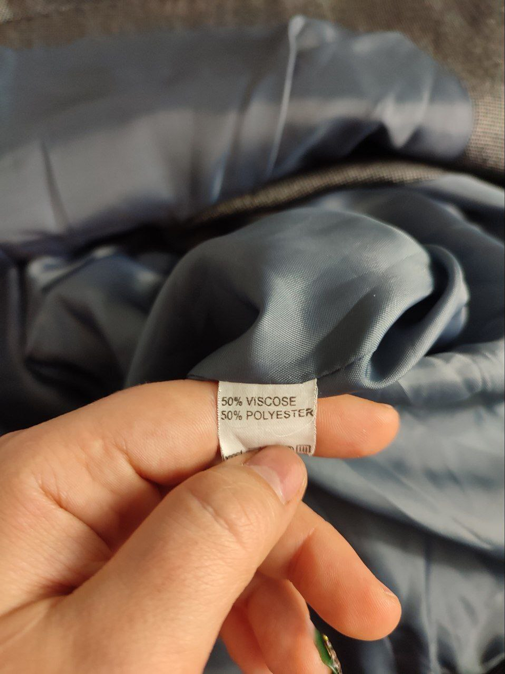 Жакет с акцентными пуговицами, визуально на 46 размер