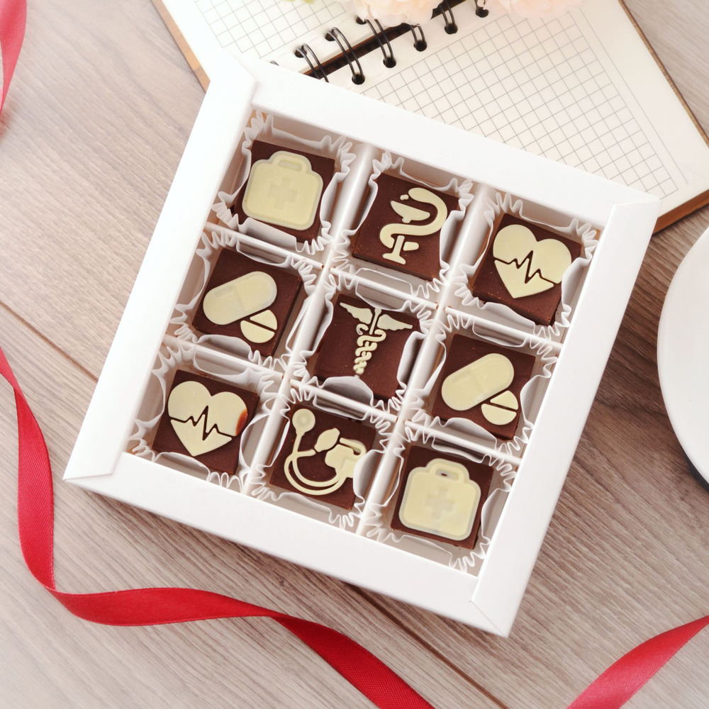 Набор "Врачу" из молочного шоколада