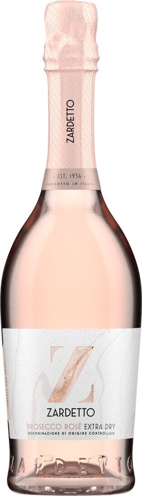 Игристое вино Zardetto Prosecco DOC Rose Extra Dry, 0.75