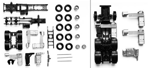 MAN TGX/TGS 3-осное шасси, 2 шт.