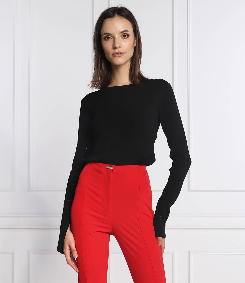 свитер Patrizia Pepe - черный(8K0084 K7I5)