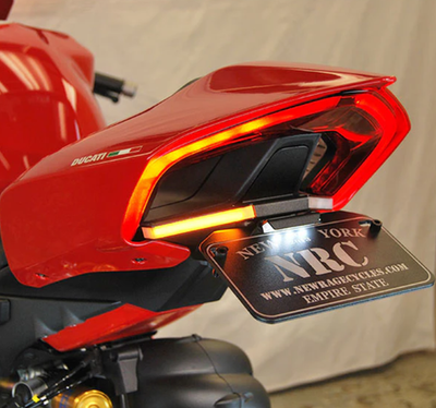 NRC Короткое крепление номерного знака с встроенными поворотниками Ducati Streetfighter V2 / V4