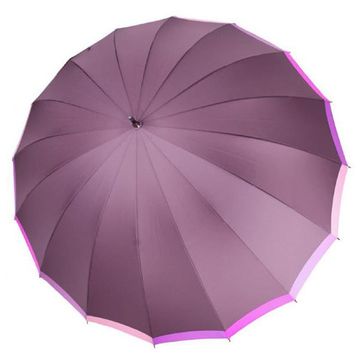 Женский зонт трость Три Слона, полуавтомат 2161-05