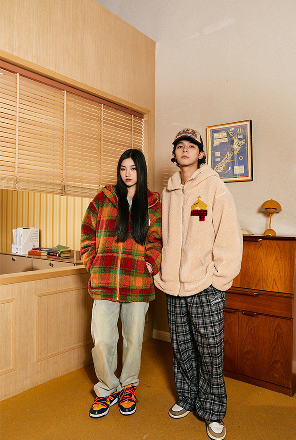 Шерповое худи DONSMOKE "Christmas Special" Oversized Sherpa Hoodie