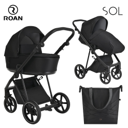 Roan Коляска 2 в 1 Sol Raven Black