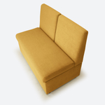 Диван в прихожую 100 см, с ящиком, Dream Yellow