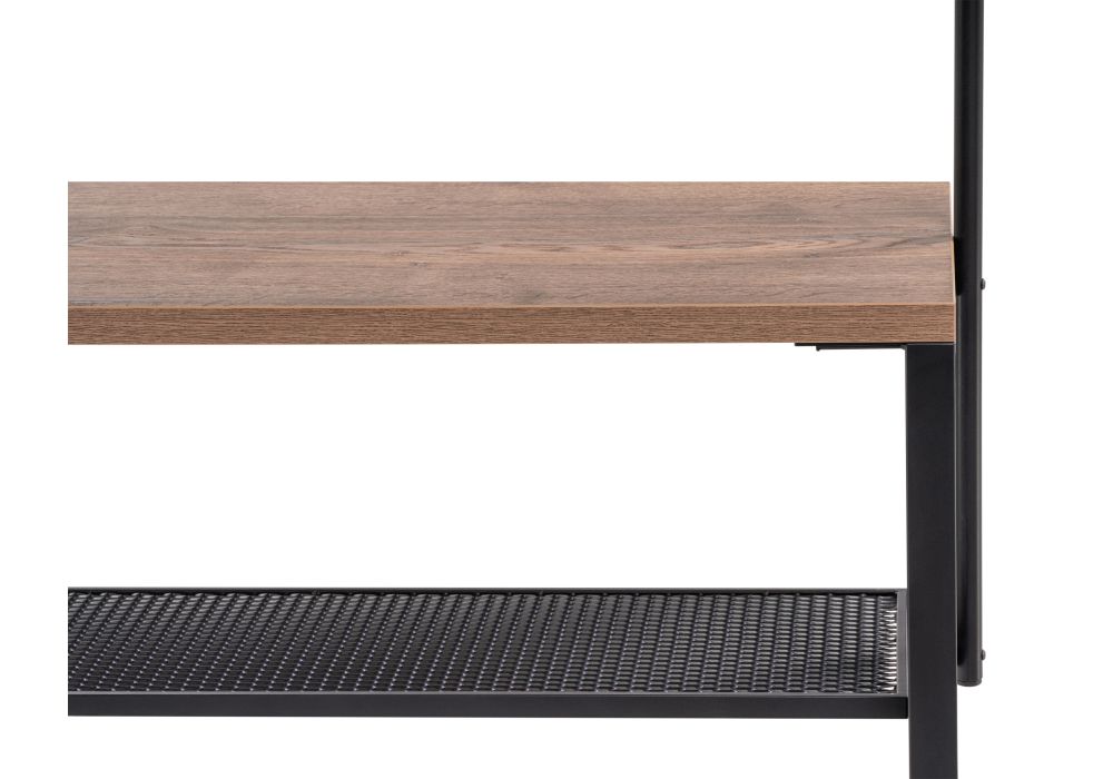 Барный стол Нари 120х50х171 галифакс олово / черный матовый