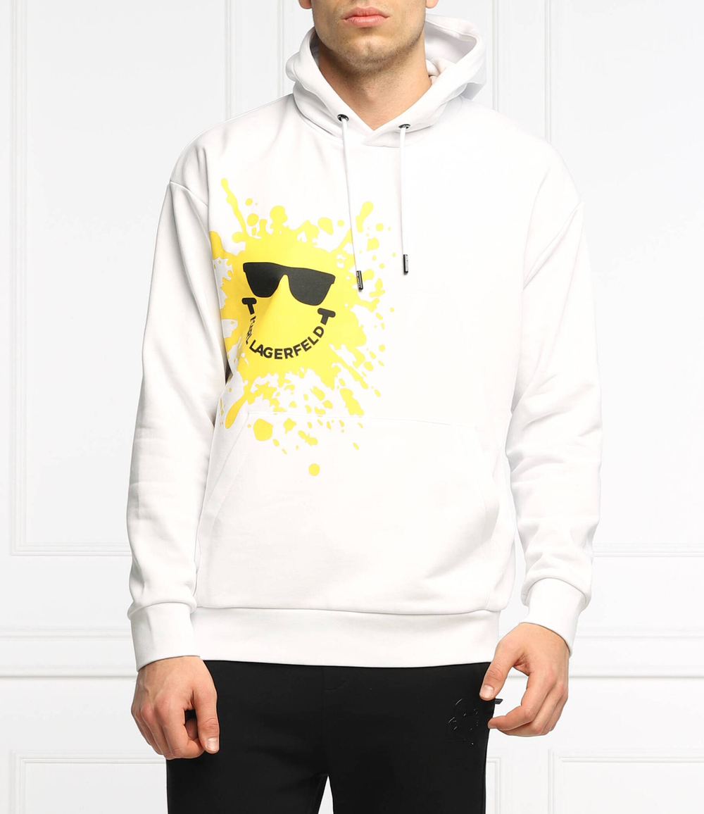Худи karl lagerfeld x smiley world Karl Lagerfeld - белый(705442 521900)