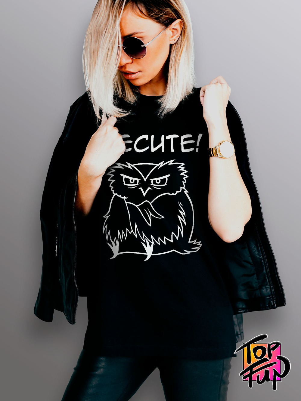 Футболка Бесите с совой