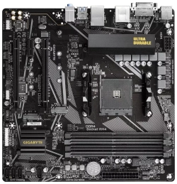 Материнская плата Gigabyte B550M DS3H (Socket AM4, AMD B550, 4xDDR4, PCI-E 4.0, 4xUSB 3.2 Gen1, DVI, HDMI, mATX)