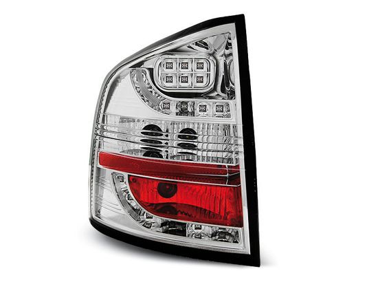 Задние фонари Skoda Octavia 2 chrome led