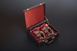 Набор бокалов для пива "Рак" 2 шт. в подарочном кейсе