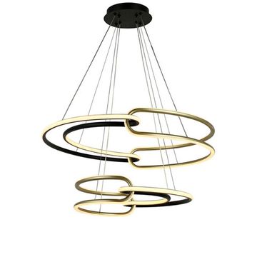 Люстра подвесная 45W 3000K APL.085.03.45 черный/золото Barb Aployt