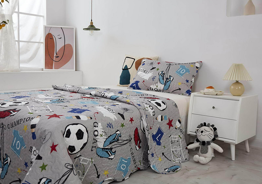 Покрывало 160х220 и наволочка 50х70 Sofi De MarkO Magic №9