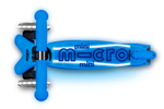 Самокат Mini Micro Deluxe Glow Plus (светящийся) LED арктический синий