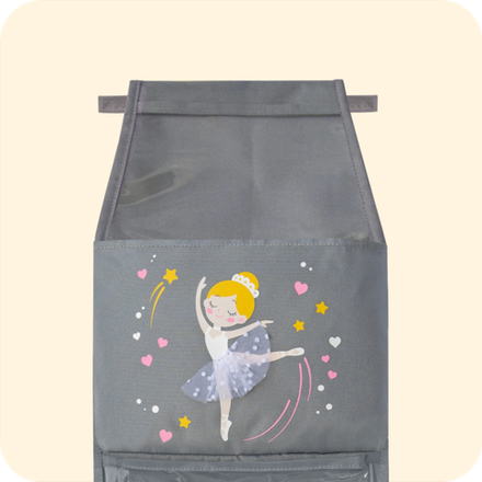 Кармашки в садик 83х24 Балерина (серый)