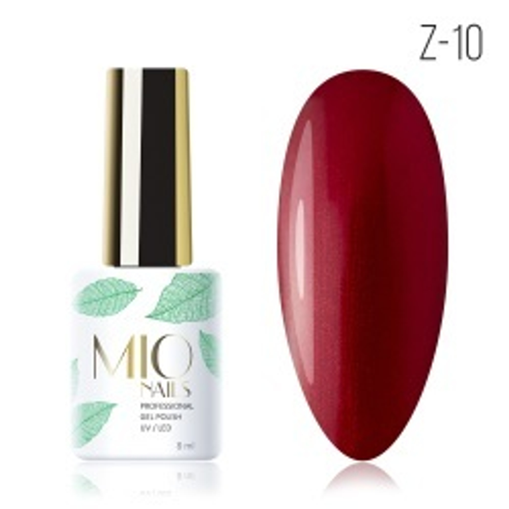 Гель-лак MIO NAILS Z-10. Рубиновое колье, 8мл.