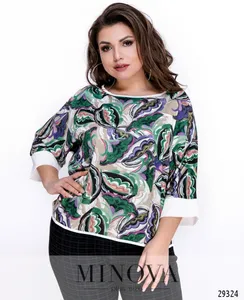 Блуза 010-молочный Minova