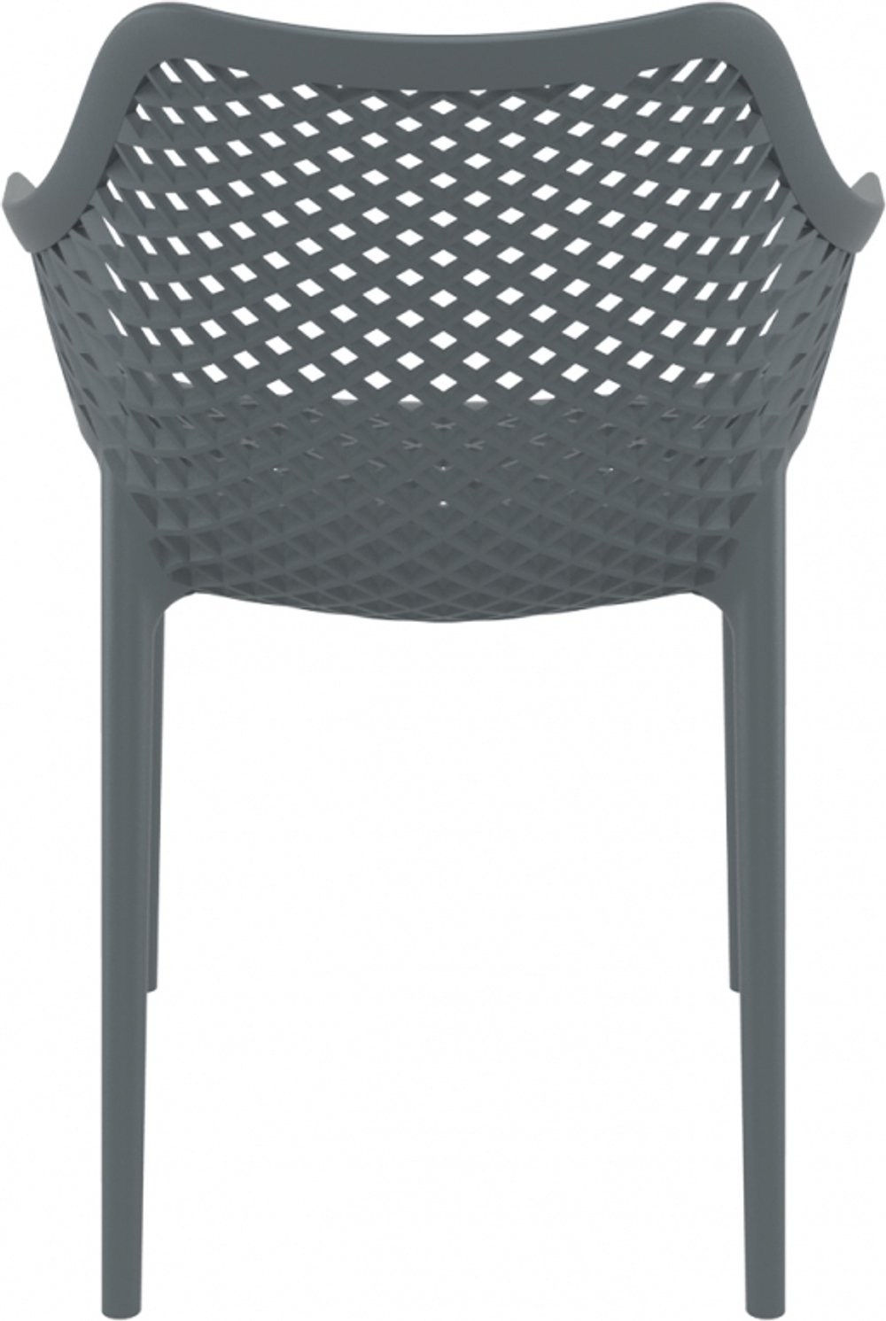 Кресло пластиковое Siesta Contract Air XL, темно-серый