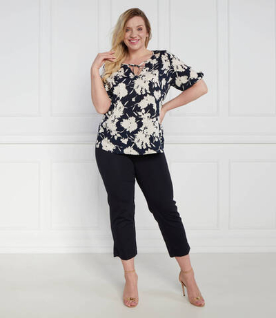 Блузка plus size Persona by Marina Rinaldi - темно-синий(7111033)