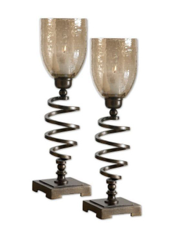 Подсвечники 2шт Uttermost Spiral Twist 19733 США