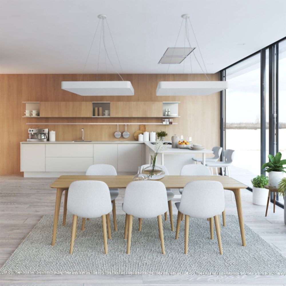 Светильник LED ЭРА Geometria SPO-163-W-40K-050 Quadro 50Вт 4000К 5000Лм IP40 600*80 белый подвесной драйвер внутри