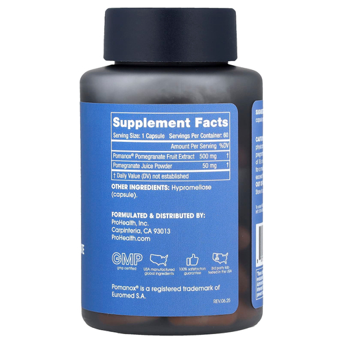 ProHealth Longevity, Гранат полного спектра, 60 капсул