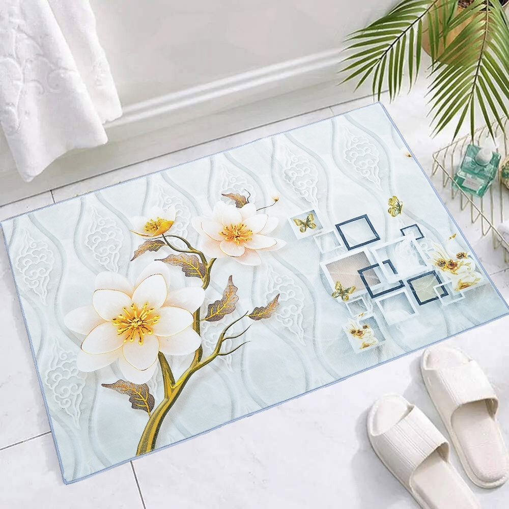 Коврик 80*120см, полиэстер/резина, BZ-ZZR812