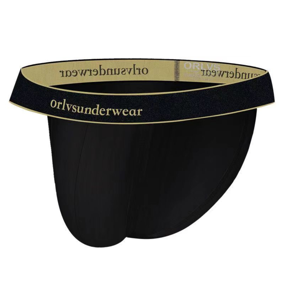 Мужские трусы танга черные ORLVS OR6220-2