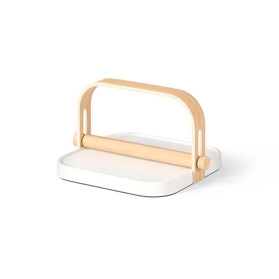 Держатель для салфеток bellwood, белый/натуральное дерево