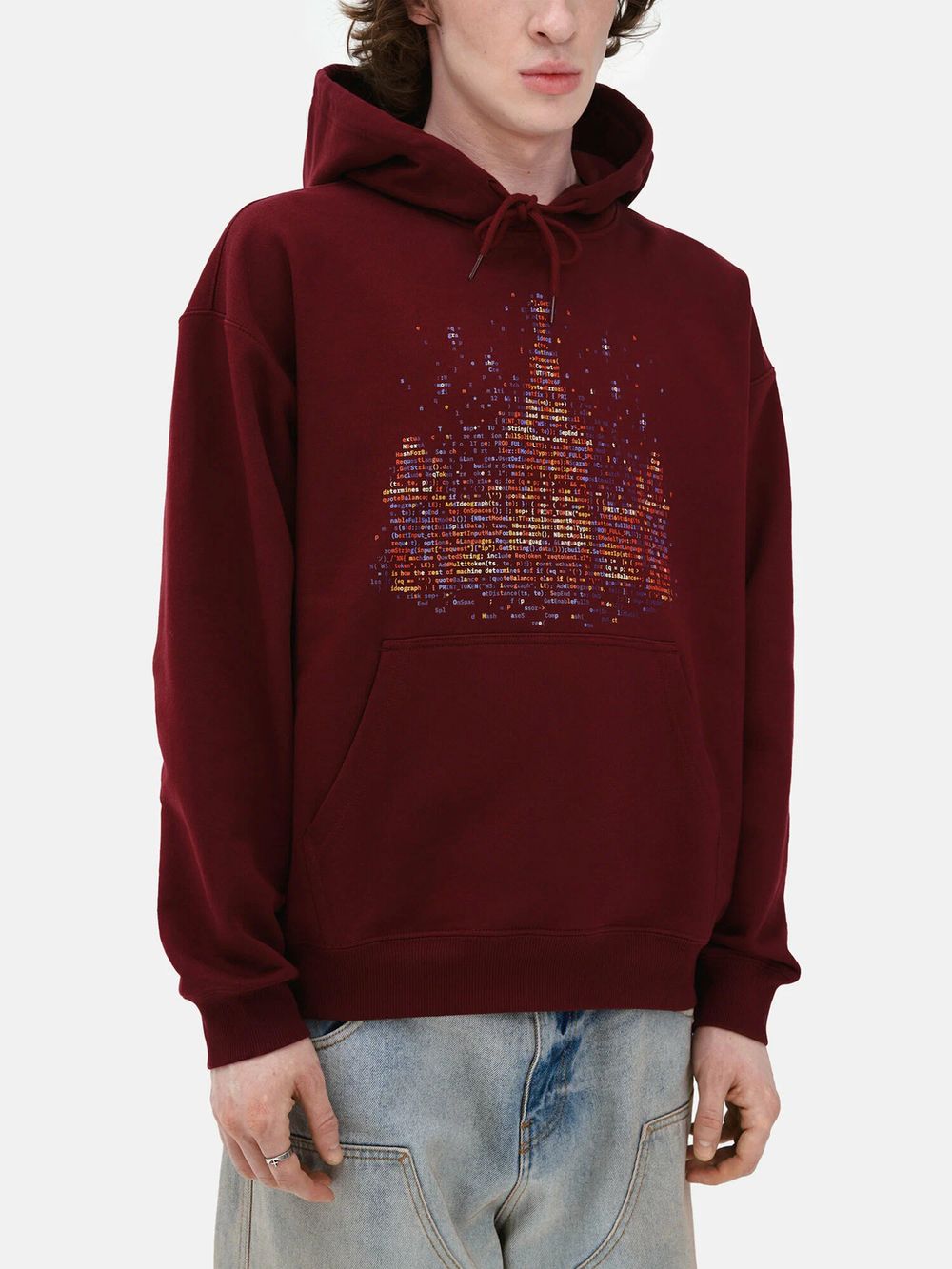 Худи Яндекс «Культурный код Москвы» МГУ бордо