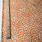 Вискоза (штапель) Оранжевые герберы