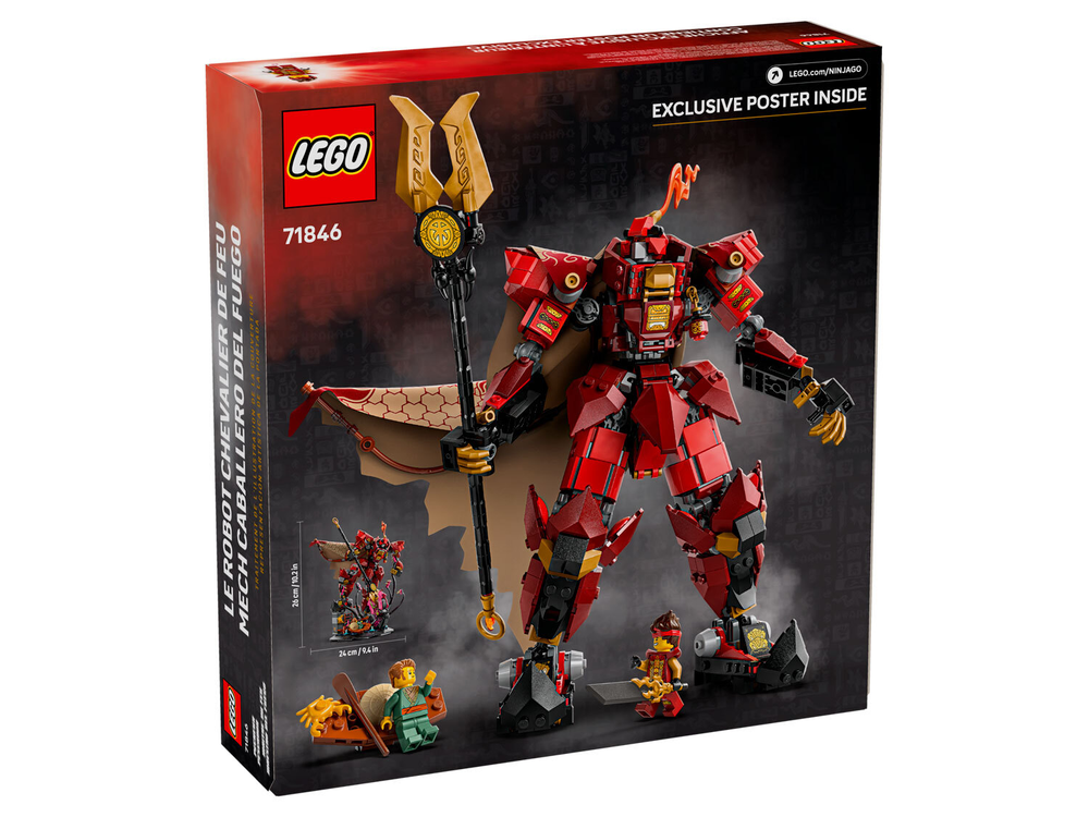 LEGO Ninjago 71846 «Боевой робот “Рыцарь огня”» — мощное оружие ниндзя