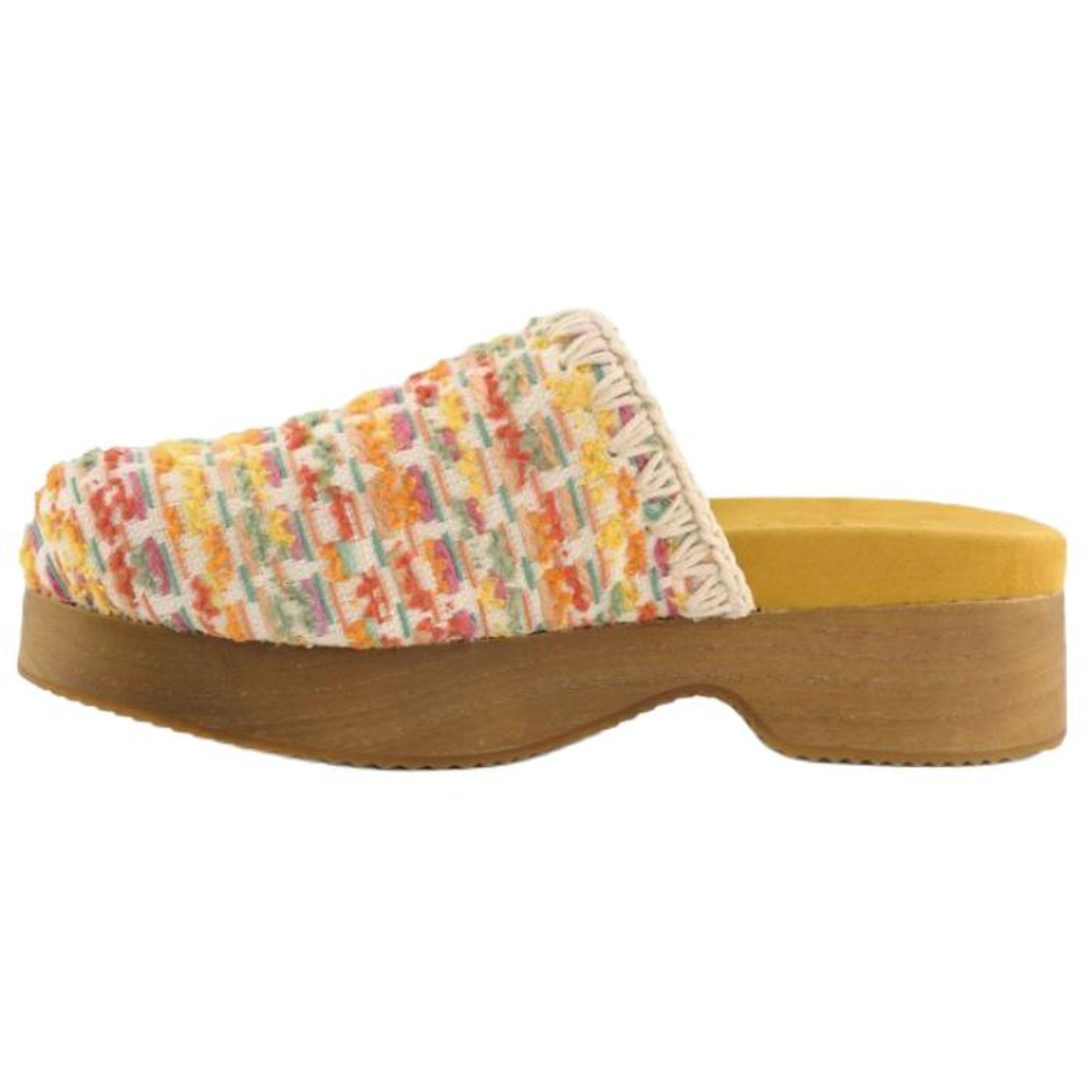 MOU Rubber Sole Abrasion Resistant Closed Toe Slippers Women"s Multicolor