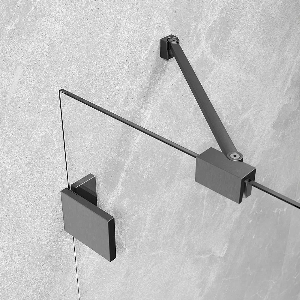 Душевая дверь Radaway Essenza Pro Brushed Nickel DWJ 120 стекло прозрачное/профиль брашированная оружейная сталь