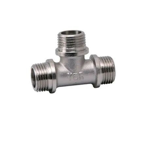 Тройник 1/2 н-н-н никелированный