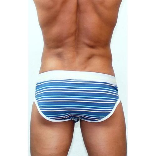 Мужские трусы брифы(синие) Calvin Klein 365 Print Lines IV Print