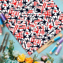 Ткань премиум атлас вибрирующие созвездия