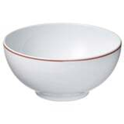 IKEA VINTERFINT (ИКЕА) Миска, белая/красная, 13 см