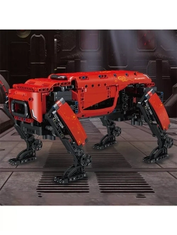 Конструктор Mould King Робот собака: красный