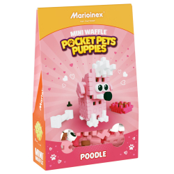 Marioinex - Мини-конструктор Waffle POCKET PETS PUPPIES Пудель 47 элементов 907856