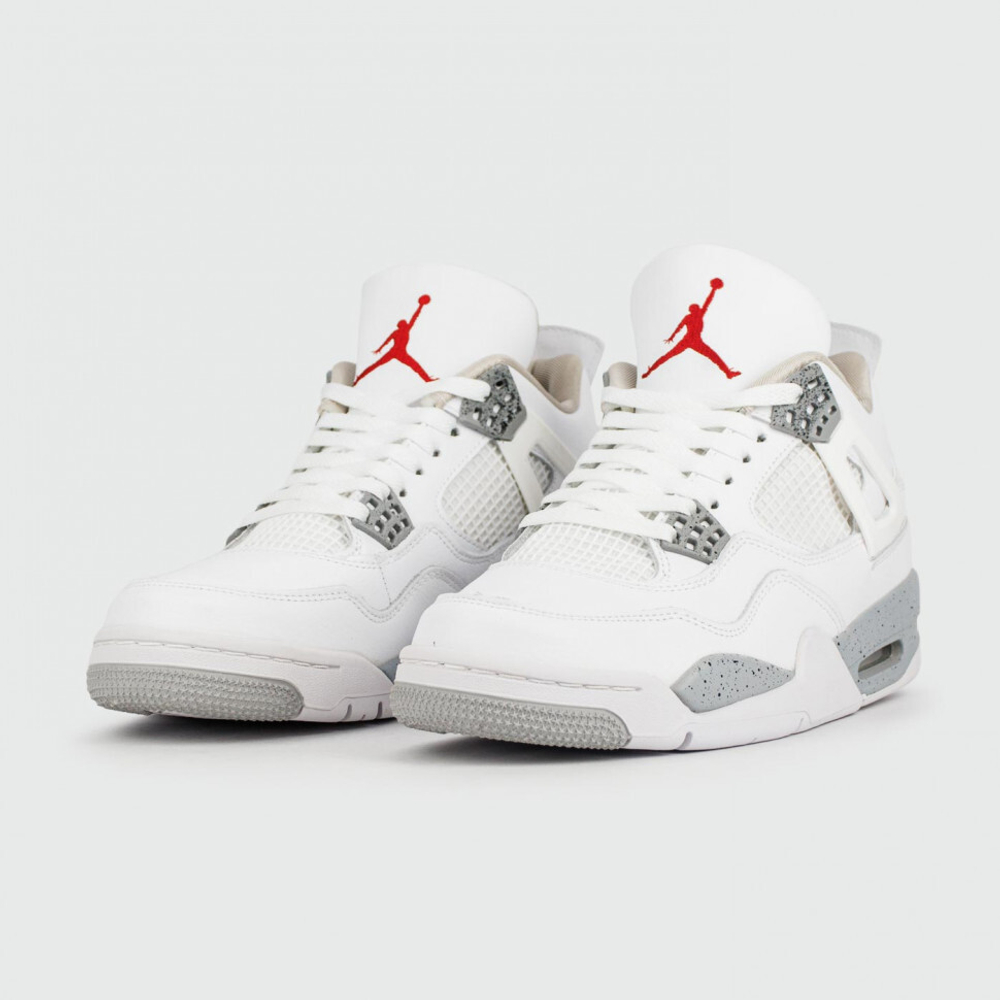 кроссовки Air Jordan 4 Retro Tech White / Grey