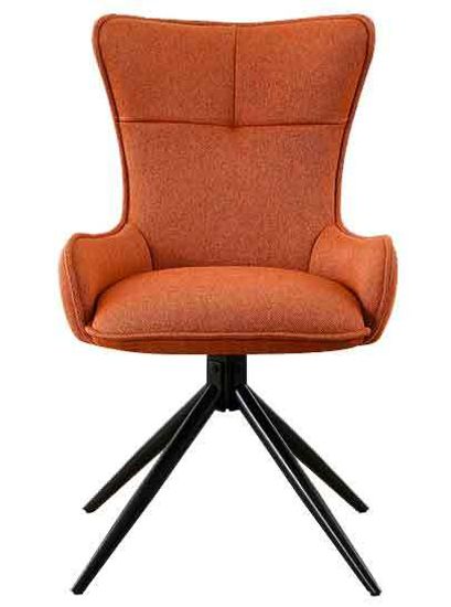 Стул HOUSE. поворотно-возвратный 180гр,, терракотовая рогожка / Черный