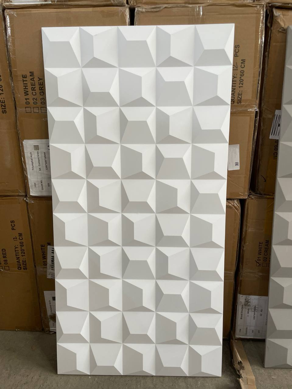 3D PU MOSAIC 1-White 1200*600*25mm (под покраску)