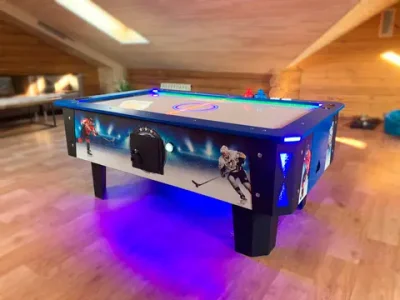 Аэрохоккей с подсветкой (220*120*75 см.)