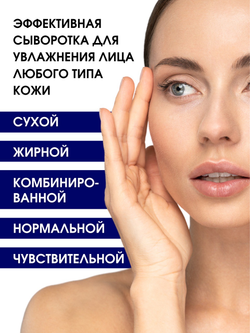 Увлажняющая сыворотка с гиалуроновой кислотой ROLEN HYALURONIC 30 ml