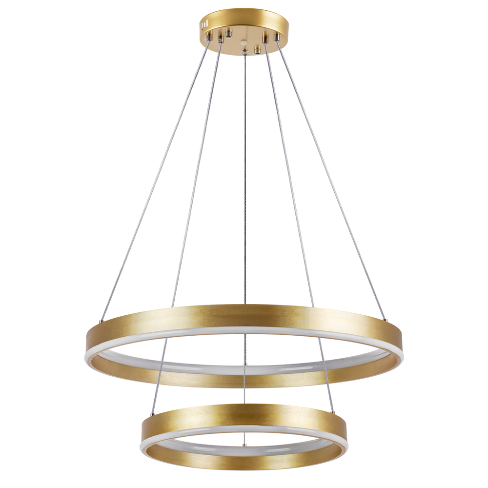 736422 Люстра ROTONDA 165W LED 7920LM 120G ЗОЛОТО 3000-6000K