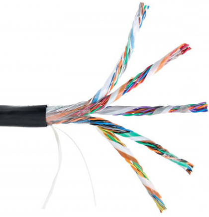 Кабель витая пара U/UTP 5e кат. 25 пар Netlan EC-UU025-5-PE-BK-3
