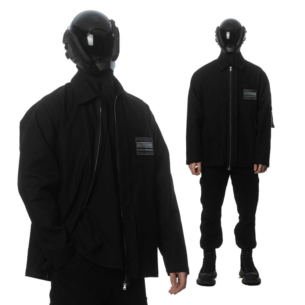 Куртка Heartz Джинсовая Prisoner Asymmetrical черная