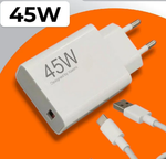 Сетевой адаптер питания Mi USB 45W + кабель Type-C (белый)